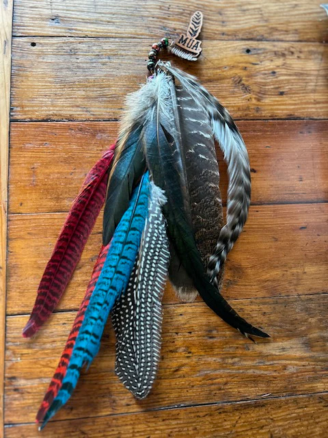 Mooks Amin Akee Feather Hair Clip Ins