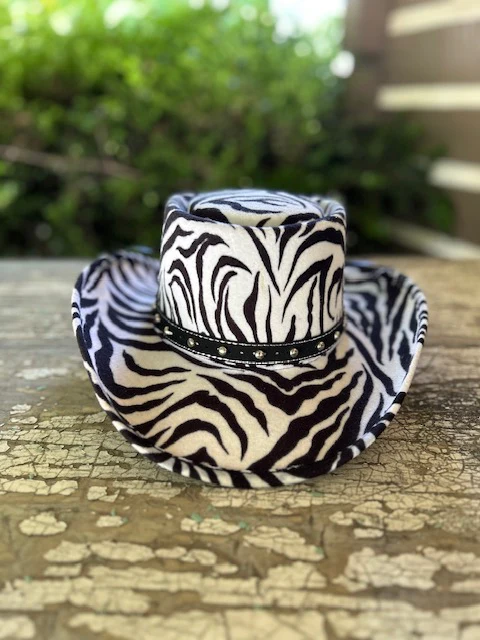 Zebra Western Express Hat