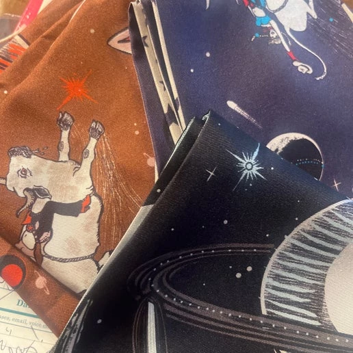 Silk Twilly Scarf - Planet Cowboy