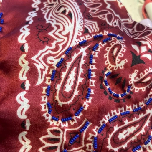 Beaded Silk Scarves