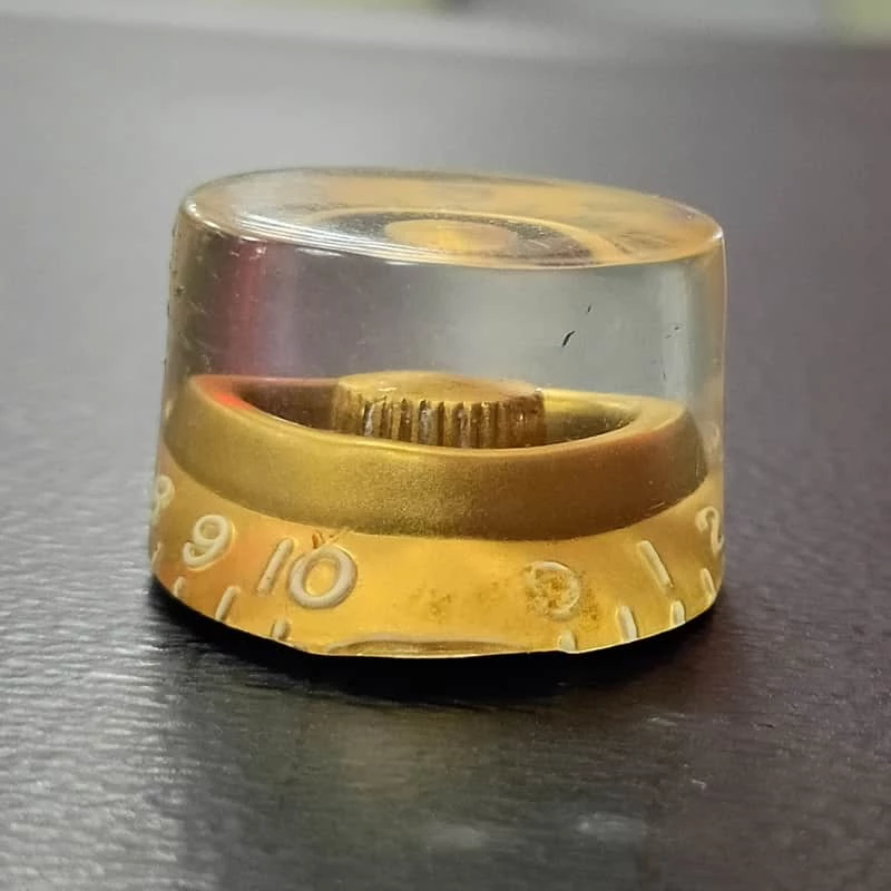 Vintage Gibson Tall Speed Knob 50's Gold