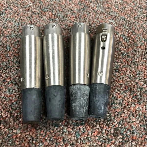Lot of 4 - Switchcraft XLR Connectors (PARTS - UNTESTED)