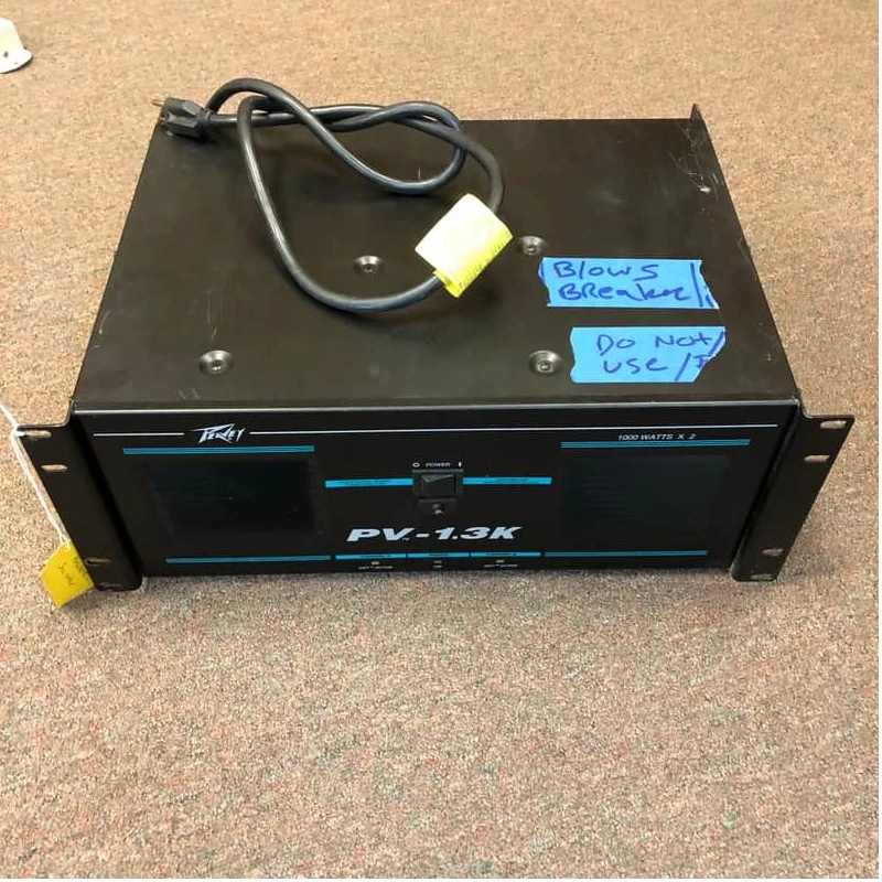 Peavey PV-1.3K 1000 Watts x 2 (NON-FUNCTIONING - PARTS)