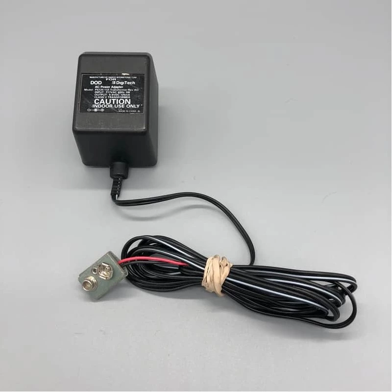 DOD Digitech AC Power Adapter PS125-117 9.8VDC 125mA (9V end)