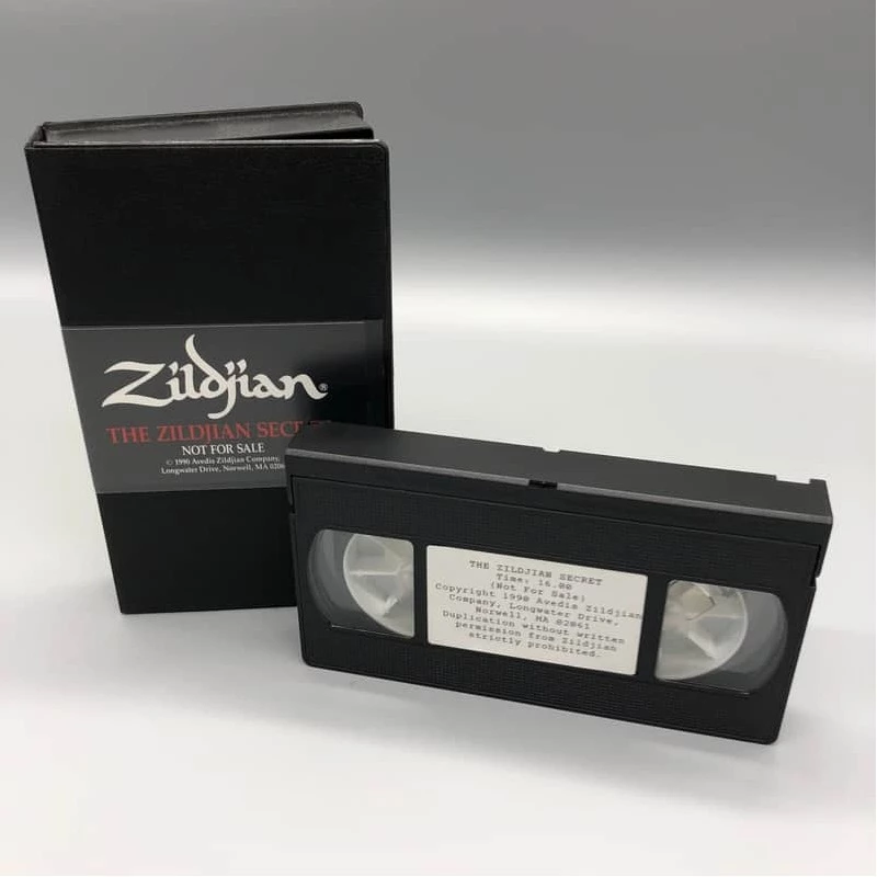 Zildjian The Zildjian Secret VHS (Authorized Dealer’s “NOT FOR SALE” edition)