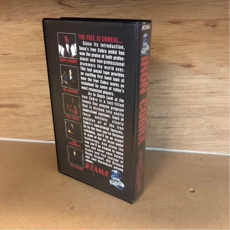 Tama Iron Cobra VHS 🥁 (Kenny Aronoff, Bill Bruford, Nick Menza, Joel Rosenblatt, and John Stanier)