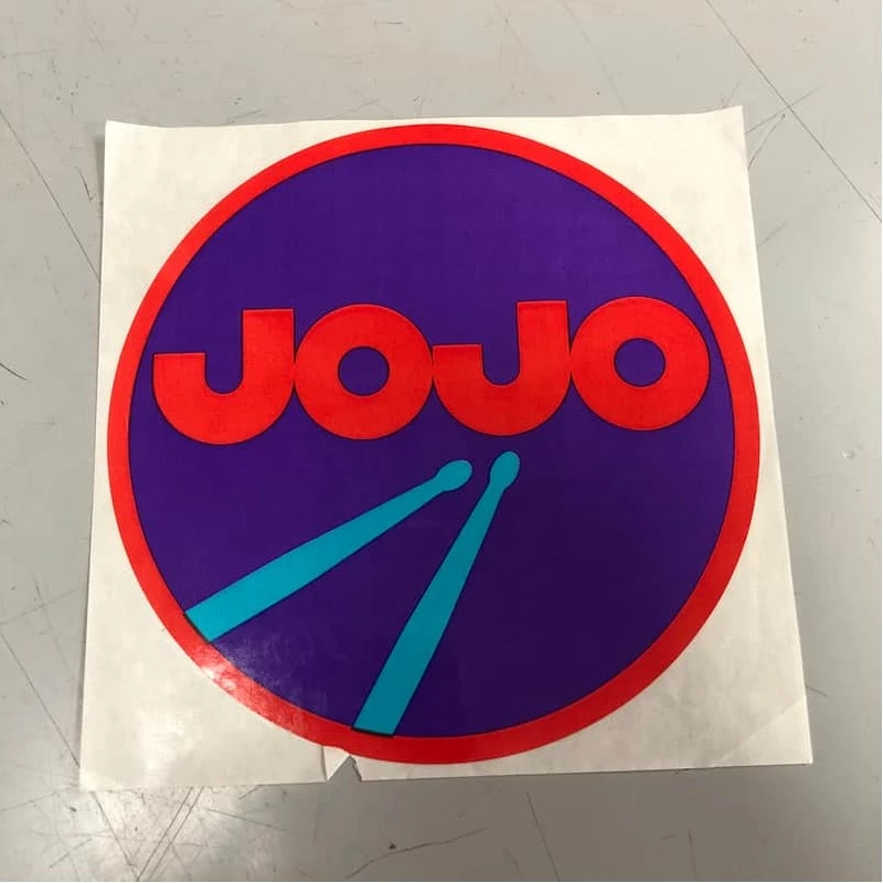 Jojo Vintage 5 1/4” Drum Stick Sticker Decal