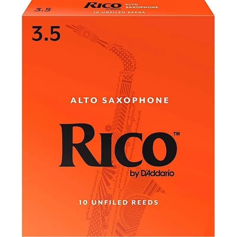 Rico Alto Saxophone Reeds Strength 3.5 Box of 10 - RJA1035