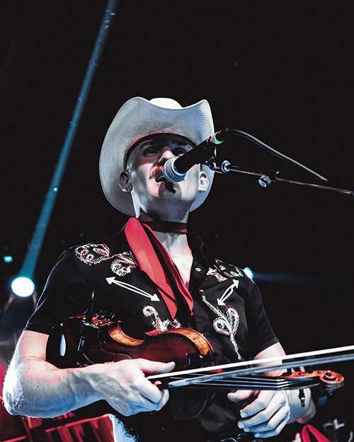 Kevin Martin performing at Honky Tonk Tuesday in Nashville