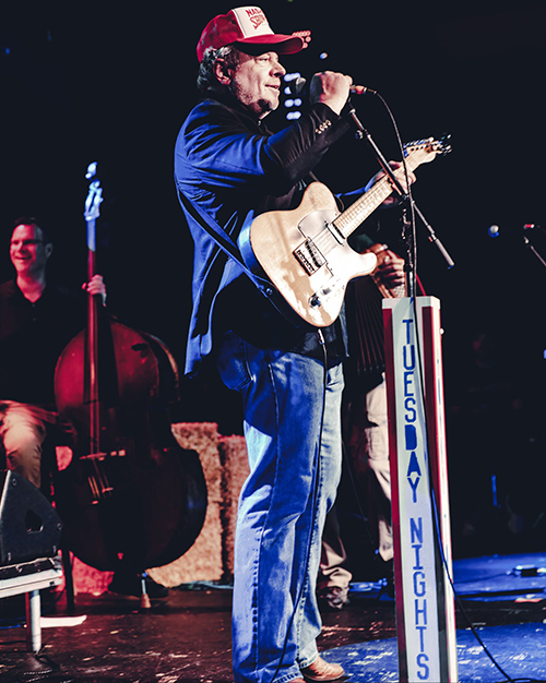 Mark Thornton and The Sidekicks performing at Honky Tonk Tuesday
