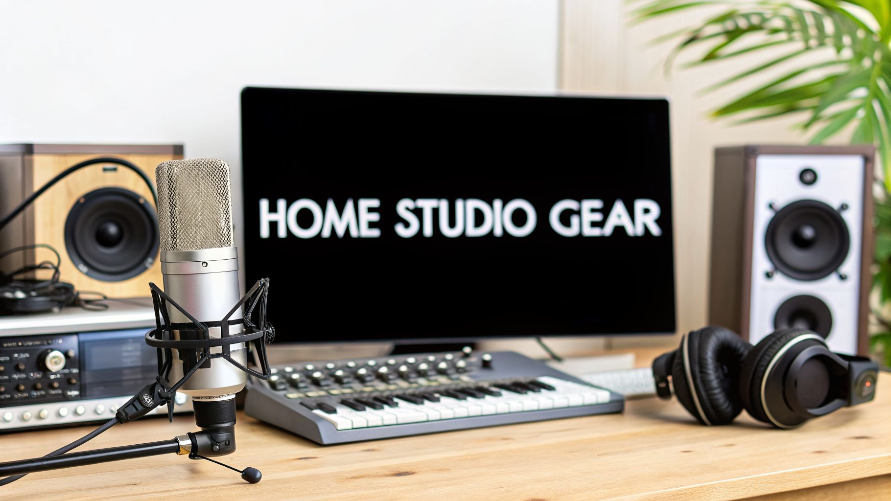 Your Guide to Home Music Studio Recording Equipment